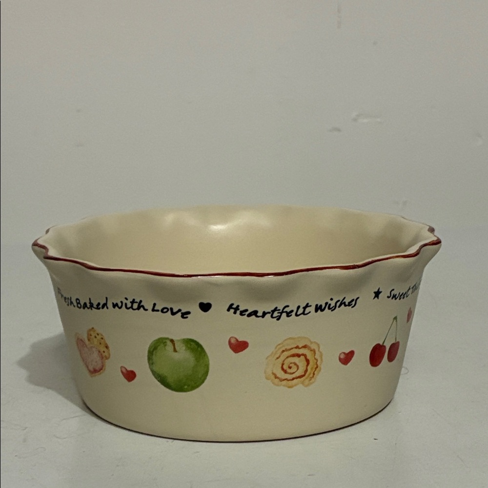 Small Baking Dish Says Fresh Baked With Love